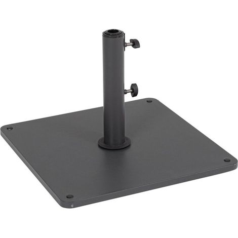 Base per ombrellone piastra in acciaio 25 Kg (1/2)