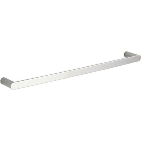 Porte-Serviettes Simple pour Salle de Bain - Chrome Poli, SUS Acier Inoxydable, Style Ovale, 60cm (1/4)