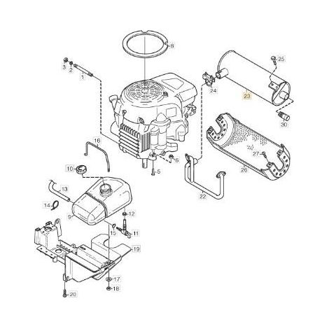 ORIGINAL STIGA SCHALLDÄMPFER – 1134-4953-02