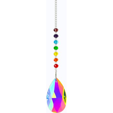 Prisme En Cristal - Pendentif Lumineux Multicolore - Pour Lustre Et Fenêtre - 1 Pièce (1/5)