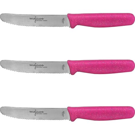 3 Stück Frühstücksmesser Bio Solingen -MMO0004-Pink-3er (1/4)