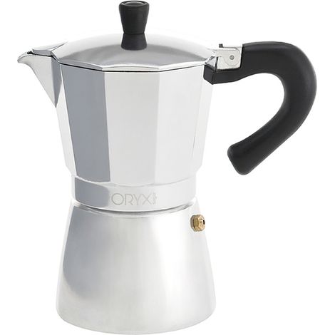 Macchina da caffè oryx alluminio induzione 6 tazze argento (1/5)
