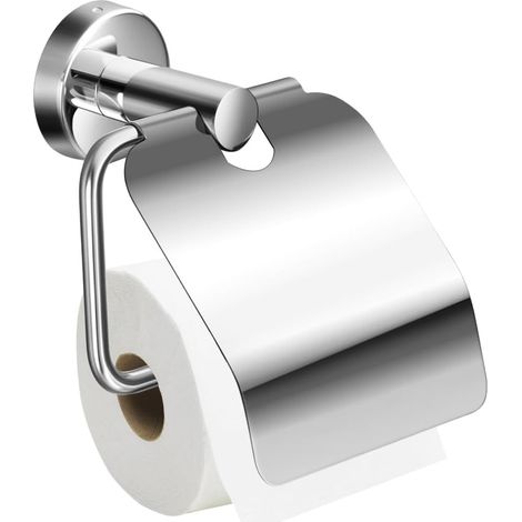 Toilettenpapierhalter aus Edelstahl mit staubdichtem Aufbewahrungsdeckel für das Badezimmer