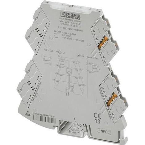 Phoenix Contact MINI MCR-2-I-I-PT amplificador-separador incoloro