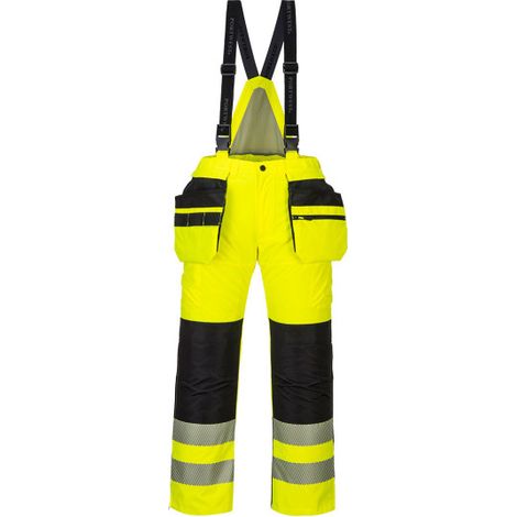 Pantalones PW3 de Alta Visibilidad para Invierno - Amarillo Negro - Talla 4XL (1/2)