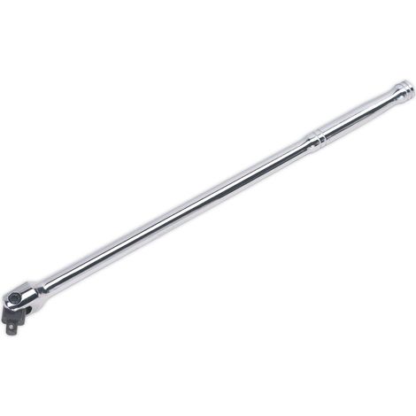 Sealey Breaker Bar 450mm 3/8""Sq Drive Slim Style Handle Chrome AK729