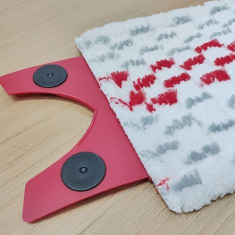 Ensemble de 5 recharges CSPARCV pour tête de balai Vileda UltraMax, housse de balai en microfibre extra-large pour tous les sols durs, lavable en machine (1/3)