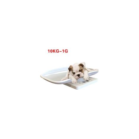 Pèse-Personne Numérique Pour Bébé Ou Animaux Jusqu'À 10 Kg Style Balance Blanche, avec caractéristiques : 10KG