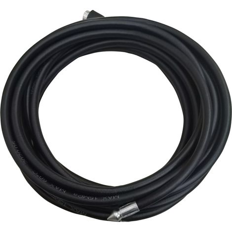STIER Rohrreinigungsschlauch, 10m, für STIER Hochdruckreiniger SDR-300, hochwertiges M22x1,5 Aluminiumgewinde (1/4)
