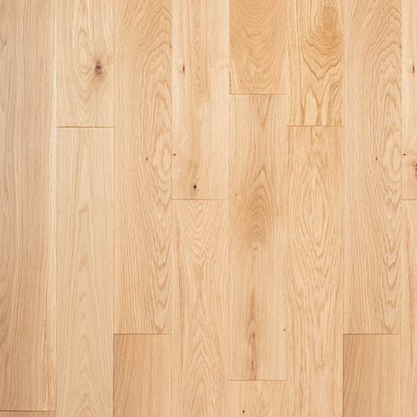 Naturasol – Parquet massif chêne vernis mat 9 cm – Épaisseur 15 mm – Compatible chauffage au sol – Pour espaces de vie et bureaux