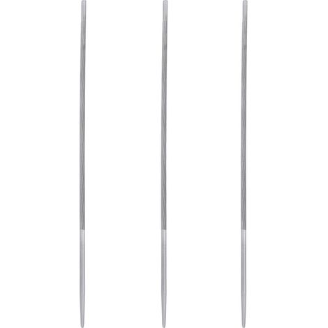 SJLERST 3 pièces limes d'afftage de chane de trononneuse rondes 4mm 5/32in accessoires de tondeuse à gazon