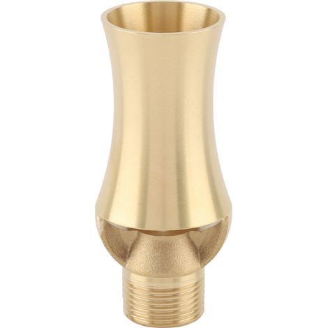 Buse de fontaine à eau en laiton, cascade de cèdre, tête d'arrosage pour bassin (1/2''3/4'') (1/5)