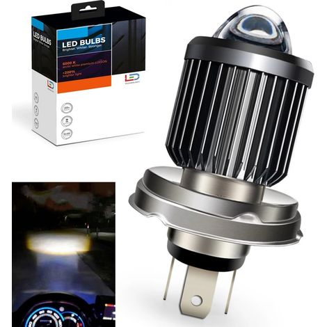 Ampoule Bi-LED R2 P45t 4D-LENS ALTERNÉE - 9-32Vdc - 6000K - 4000lms - XENLED (1/5)