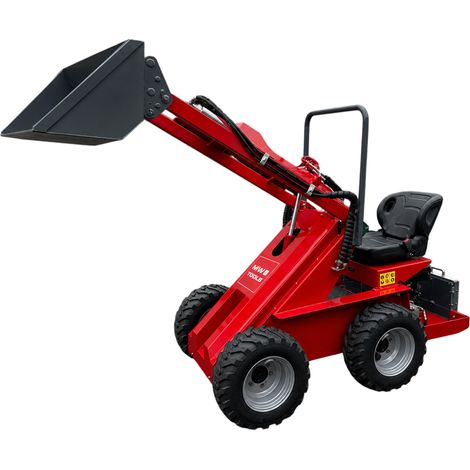 Mini chargeuse sur roues 815 kg - Moteur essence 15 CV - Transmission hydrostatique - Capacité de levage 300 kg - Avec siège MW Tools MLDZ360W (1/5)