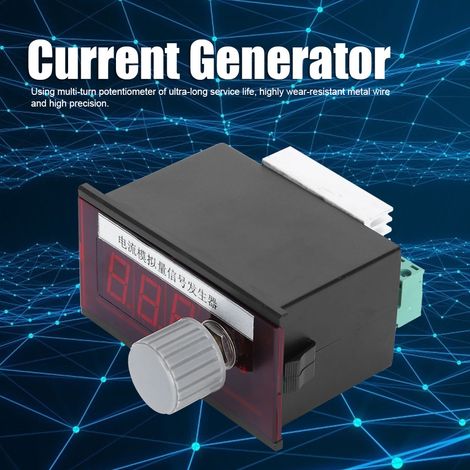 Générateur de courant à affichage numérique CS-4-100MA, source de courant constant, potentiomètre multitours, grand compteur. (1/5)