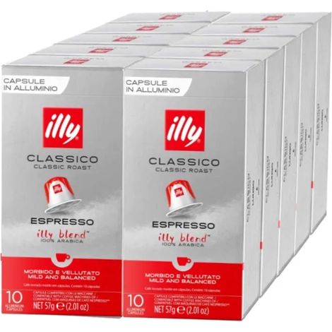 ILLY Classico 200 Capsule In Alluminio Compatibili Nespresso (1/2)