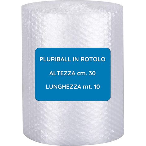 Pluriball Telo A Bolle Per Imballaggio cm.30H Lunghezza mt.10 Leggero gr.55/mtq