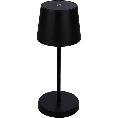 LAMPADA DA TAVOLO BT10001 BATT RICARIC NERO