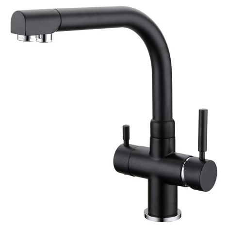 Robinet mitigeur 3 voies noir RIVIERA (1/5)