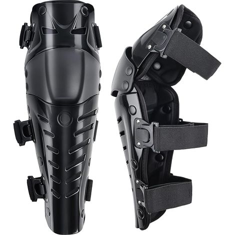 Rodilleras mejoradas para motocicleta, protector de rodilla, espinilleras, kit de carreras de motocross (1/5)