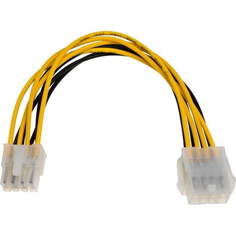 Cavo di prolunga per alimentatore ATX EPS a 8 pin Akyga AK-CA-08 maschio-femmina, 20 cm (1/2)