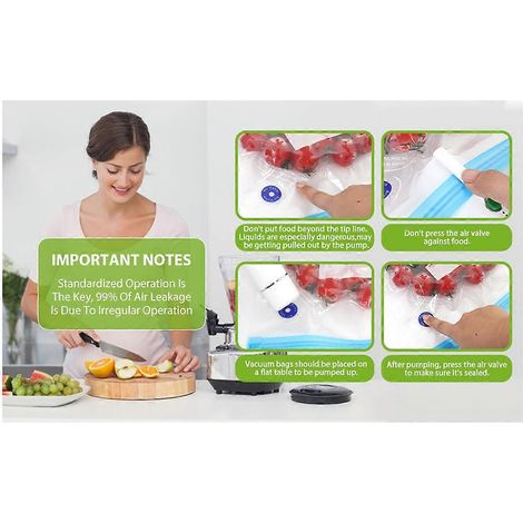 Machine de mise sous vide des aliments - Machine de conservation des aliments sous vide portable sans fil (1/5)