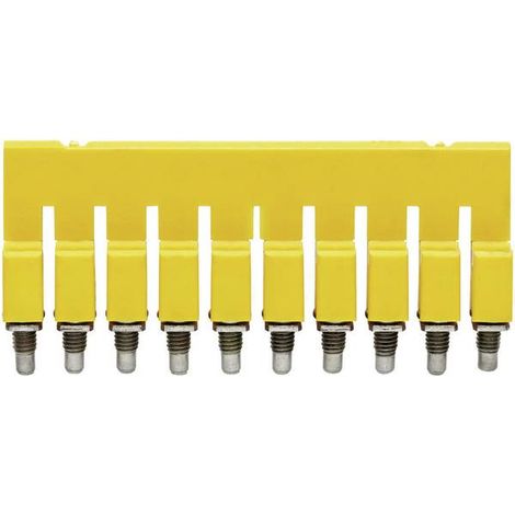 Weidmüller 1054460000-1 Connettore trasversale Adatto per (dettagli): WDU 2,5, WKL 2,5 Giallo 1 pz.