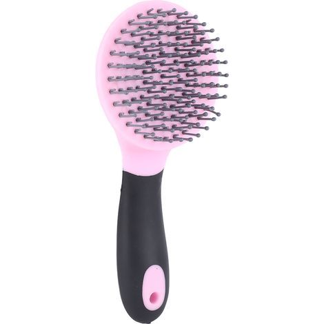 Horsehair comb, versatile cleaning, massage, comfortable grooming brush for cats, dogs, long-haired pets (1/5)