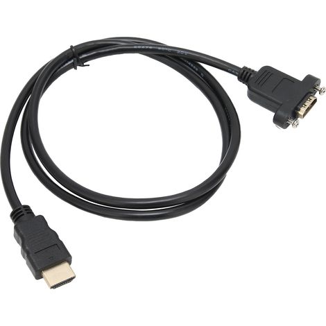 Câble HDMI 1m Haute Vitesse 1.4V Mâle-Femelle (1/5)
