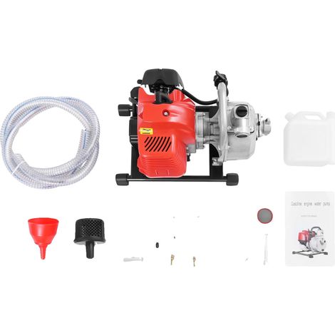 Pompe de Transfert d'Eau, 8500 RPM, Moteur 2 Temps, Rouge, 1in (1/2)