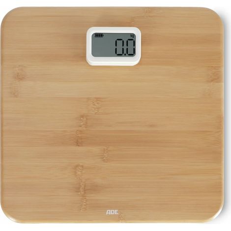 Bilancia pesapersone ADE Kiana Dynamo, fino a 150 kg, 31 x 30 cm, bambù