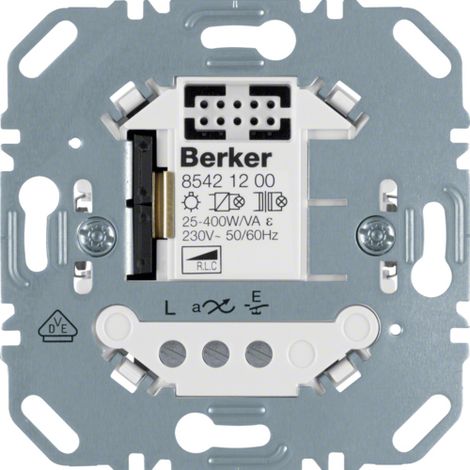 Berker 85421200 regulador Montable Regulador de intensidad Metálico
