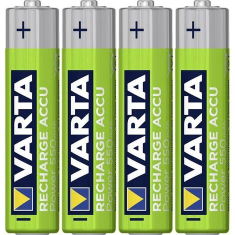 Varta RECH.AC.PowerAAA550mAh Bli 4 Micro (AAA)-Akku NiMH 550 mAh 1.2 V 4 St. (1/5)