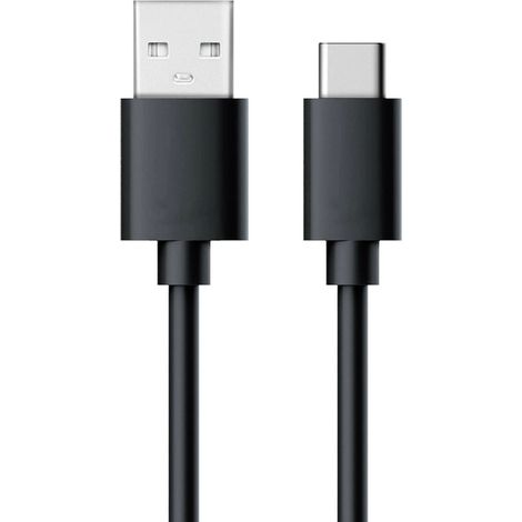 RealPower 255650 cable USB USB 3.2 Gen 1 (3.1 Gen 1) 0,6 m USB C Negro