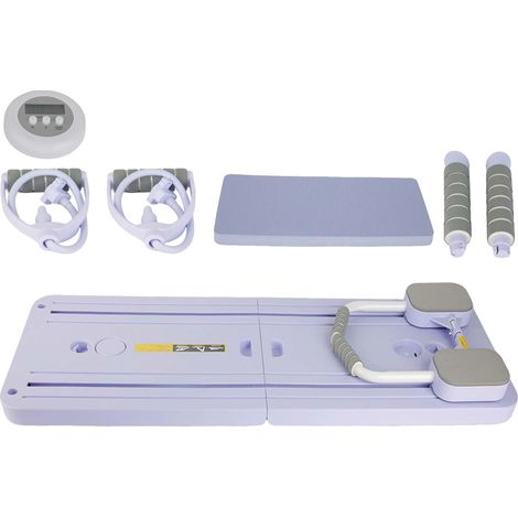 Planche de fitness, design pliable, système de résistance fluide, VIOLET (1/2)