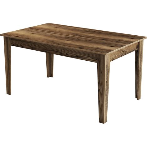 Holz Esstisch "Milan500" - 145 x 88 x 75 cm - Braun