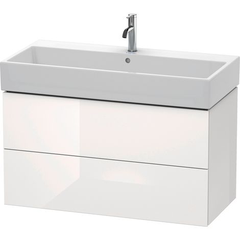 Duravit L-Cube mueble bajo lavabo suspendido, 2 cajones,