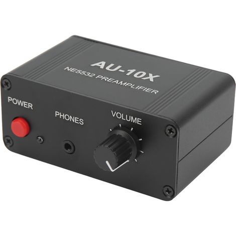 Stereo-Vorverstärker mit 20 dB Verstärkung, Dual-Operationsverstärker NE5532 für Lautsprecher und Kopfhörer (1/5)