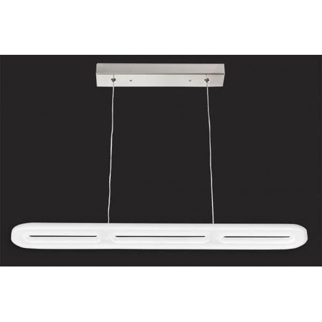 Coliseo LED Pendelleuchte Weiß/Chrom 24W 4000K 1920lm (10110xØ60x8cm)