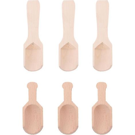 6 Stück Holzschaufeln