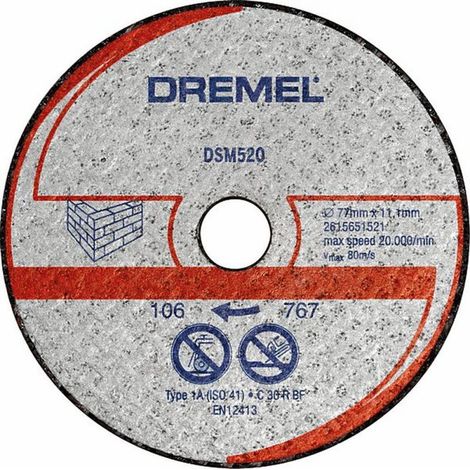 Dremel DSM20 Mauerwerk-Trennscheibe 2615S520JB