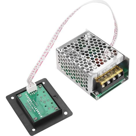 Contrôleur de Tension, Module de thermorégulation de Gradation, 4000W SCR Régulateur de Tension numérique Contrôle de Vitesse Variateur Thermostat AC 220V (1/5)