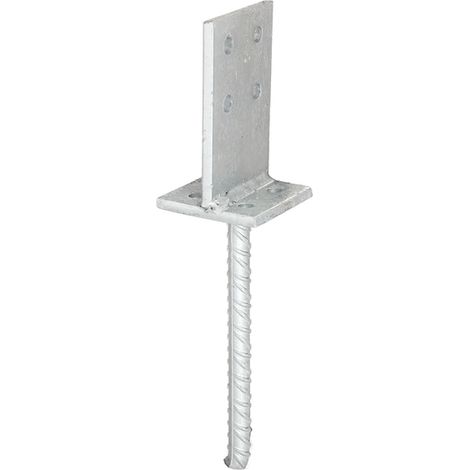 GAH Alberts T-Pfostenträger 130x200x80x80mm STA roh TZN - 215521 (1/4)
