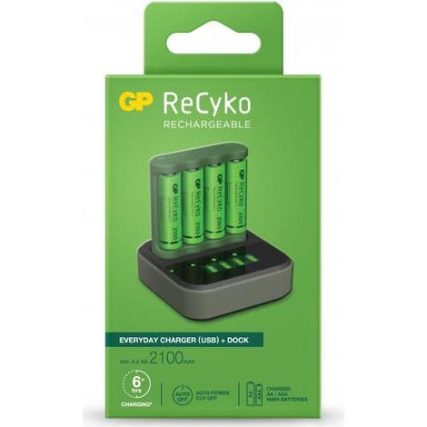 GP Batteries ReCyko B421 cargador de batería Pilas de uso doméstico USB (1/4)