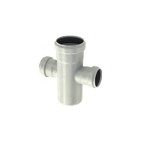 Branche double AP réduite 110-75/87,5 EPDM W 1,4301