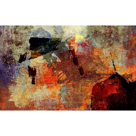 Affiche abstrait tempête solaire - 60x40cm - made in France (1/5)