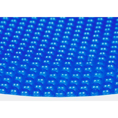Bàche Couverture Piscine Ronde à Effet Isolant - Bleue. Diamètre 5 m (1/4)