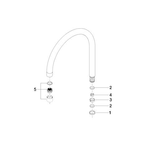Dornbracht 90282220203-00 Bec de robinet Pièces de rechange