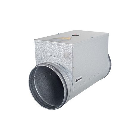 Batterie électrique circulaire de conduit autorégulée avec reglage de la consigne via commande deportée tri 400V NATHER 556978