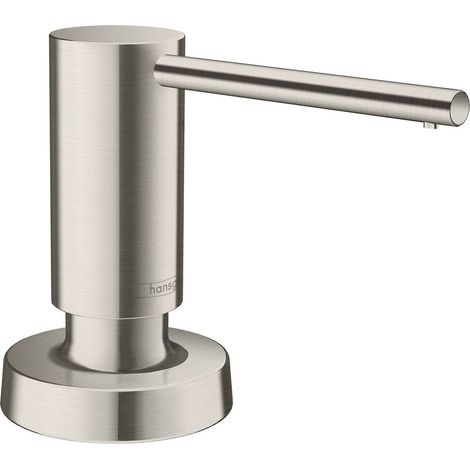 HANSGROHE 40448800 Spülmittelspender A51 edelstahl-optik (1/3)